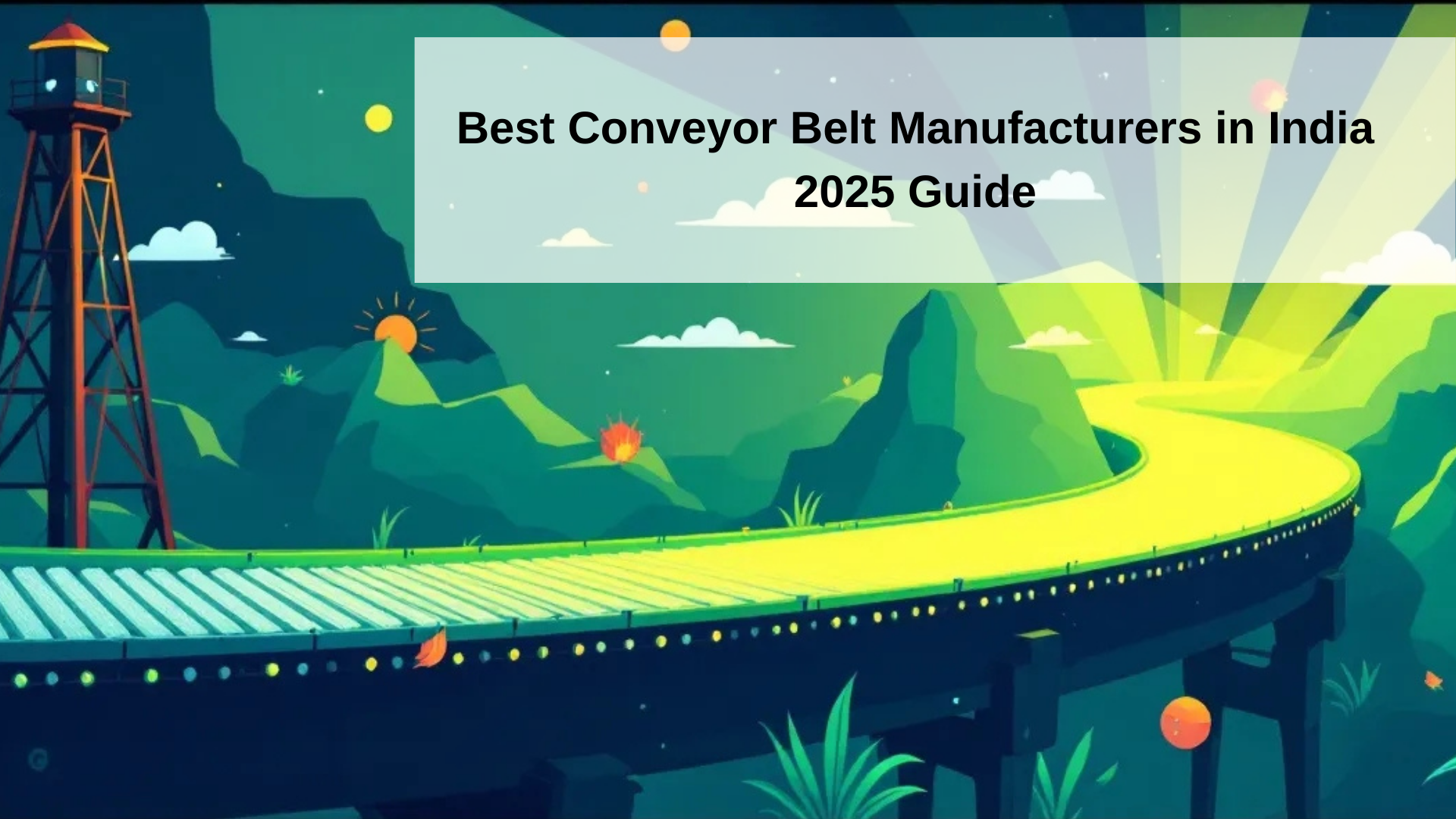 Best Conveyor Belt Manufacturers India