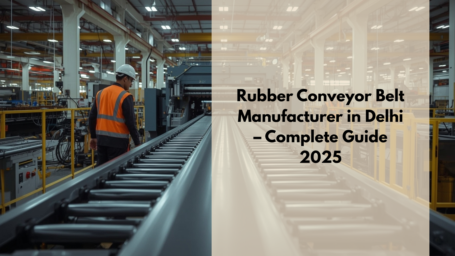 Rubber Conveyor Belt Manufacturer Delhi